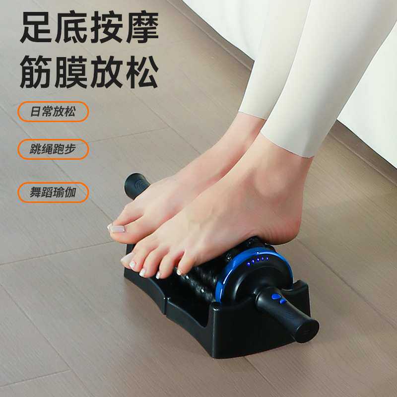 健腹滚压按摩仪家用健身锻炼腹肌胸肌回弹健腹轮滚轮腹部足底