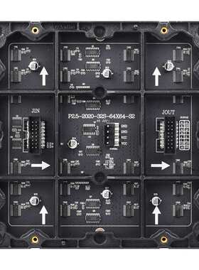 RGB全彩LED点阵2.5mm间距显示屏亮度可调RGB-Matrix-P2.5-64x64