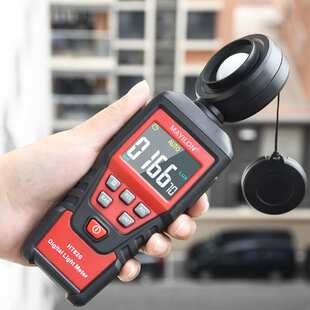 麦仪龙数字照度计旋转LED亮度计测试照明HT620L 彩屏高精度光源手