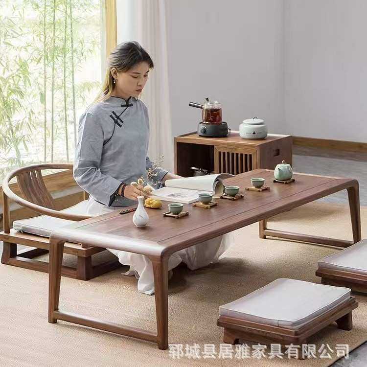 老榆木榻榻米茶桌仿古地台茶几小矮桌新中式实木禅意日式飘窗桌,3C数码配件,USB灯,淘宝优惠券,粉丝福利购,淘宝优惠卷