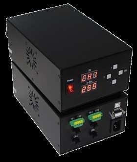 150W两路数字控制器232网口机器视觉光源电源盒LED亮度调节恒流源