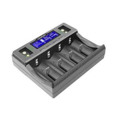 LiitoKala Lii-D4XL 带车充 3.2V/3.7V/1.2V/9V电池  4槽 充电器