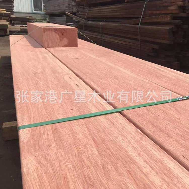 红柳桉原木户外防腐木地板庭院实木方料木板厂家 圆柱