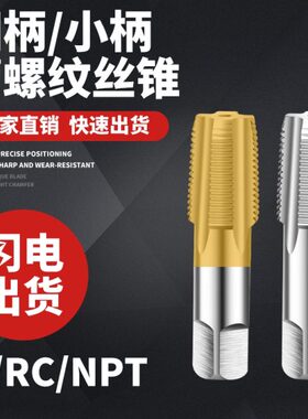 2/8 圆G31   G14柄小/44分柄细G1锥/分管螺纹丝锥/23螺纹8  /圆柱