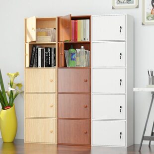 带锁小户型斗柜墙客厅靠置物柜柜收纳柜立落地简约现代窄高储物柜