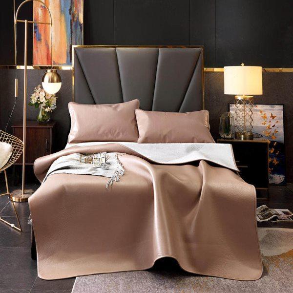 牛皮凉席头层水牛皮夏季加厚1.5m儿童床垫床三件套真皮席子牛皮席,床上用品,牛皮席,淘宝优惠券,粉丝福利购,淘宝优惠卷