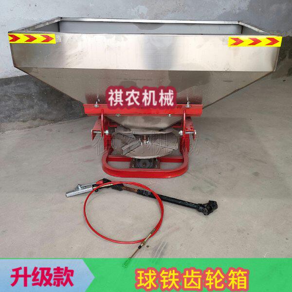 拖拉机带撒肥机加厚不锈钢施肥机农用多功能施肥神器自动洒化肥机