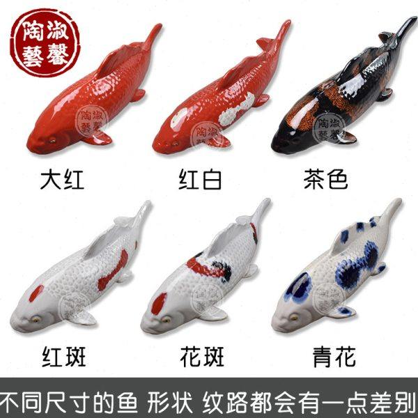 新中式创意鲤鱼立体壁饰墙面挂饰客厅餐厅沙发背景墙面陶瓷装饰品,家居饰品,壁饰,淘宝优惠券,粉丝福利购,淘宝优惠卷