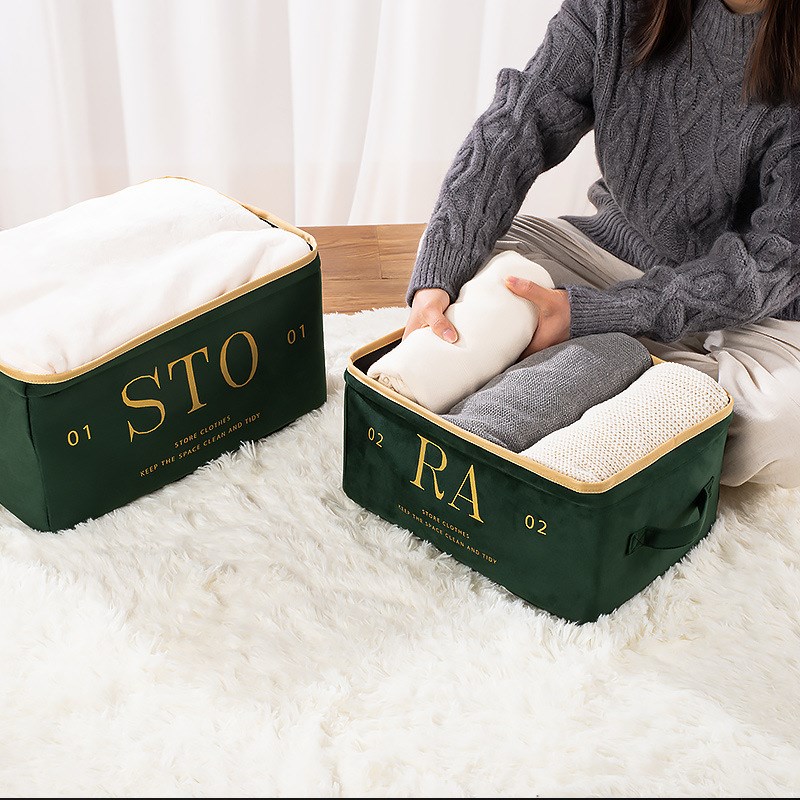 壁挂式丝绒脏衣篮可折叠束口洗衣物分H类收纳筐家用浴室布艺脏衣