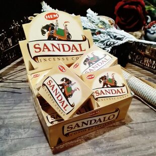 Incense HEM印度进口塔香sandal cones净化圣香好闻檀木香 檀香