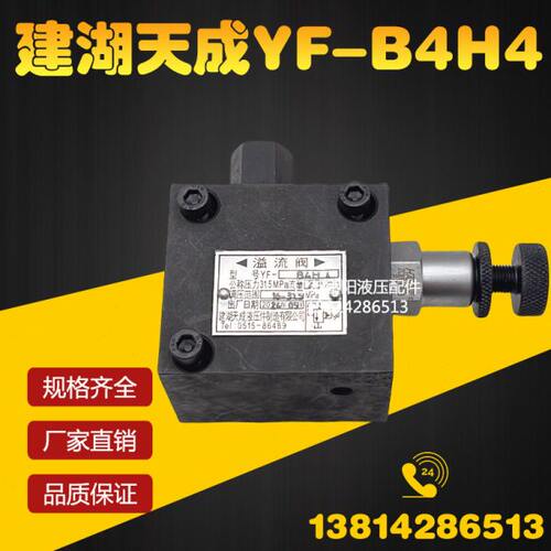建湖天成液压件制造有限公司液压溢流阀YF-B4H4 YF-B8H4 YF-B10H4