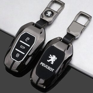 2023新款标致408钥匙套标志4008 508L 408x 5008 308s汽车壳包扣