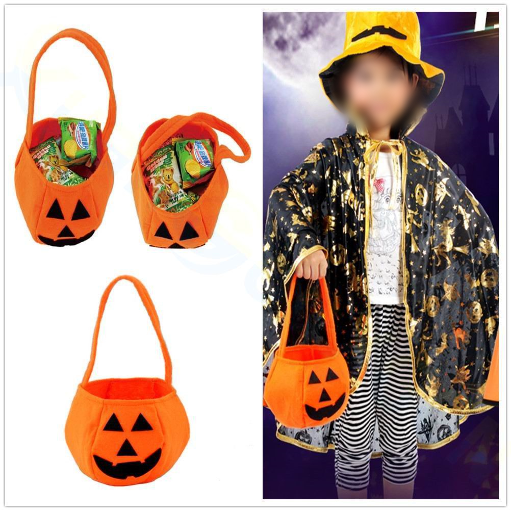 万圣节礼物糖果袋南瓜道具装饰品南瓜包讨糖袋子幼儿园表演道具