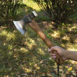 奇星日式多功能锤斧全钢锻打户外劈柴伐木专用一斧多用露营专用斧