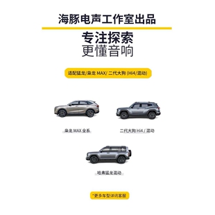 适用哈弗猛龙/枭龙MAX/二代大狗双音圈铸铝中置喇叭汽车音响改装