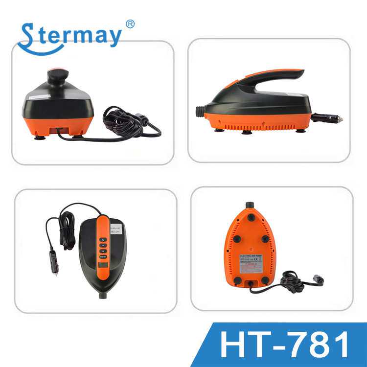 厂家供应皮划艇SUP桨板冲浪板12V车载电动充气机充气泵HT-7