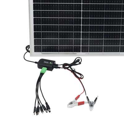 KANK 30W18V 大稳压头 铝合金边框 光伏板供电系统 太阳能发电板