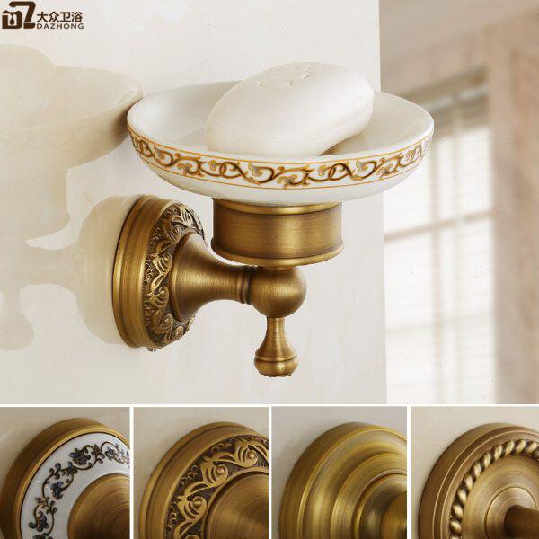 浴室香皂架陶瓷肥皂盒肥皂香皂仿古碟篮沥水香卫生间肥皂盘置物架