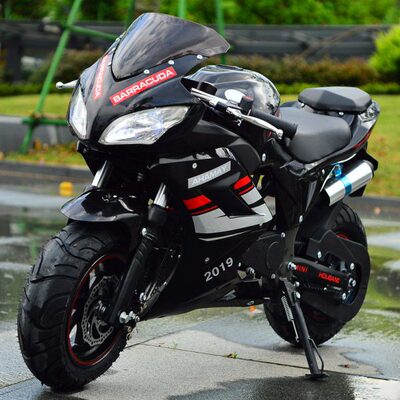 小50燃儿童二迷你小型摩托车赛中号小摩托机车49跑车四冲程cc汽油