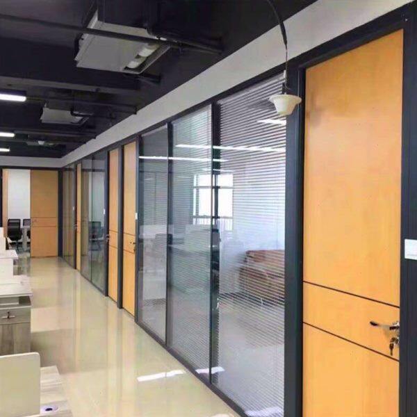 磨砂室内南京铝合金玻璃隔断墙防火隔断办公室玻璃隔断钢化房间