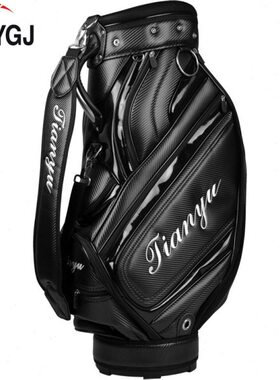 TT 包J黑色新品包球杆PU G球包高尔夫球包男士 Y标准防水