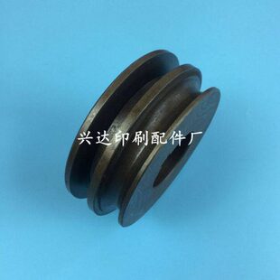 紫折页折页机传动轮机宏机双槽皮带轮皮带轮机紫宏配件折页折页
