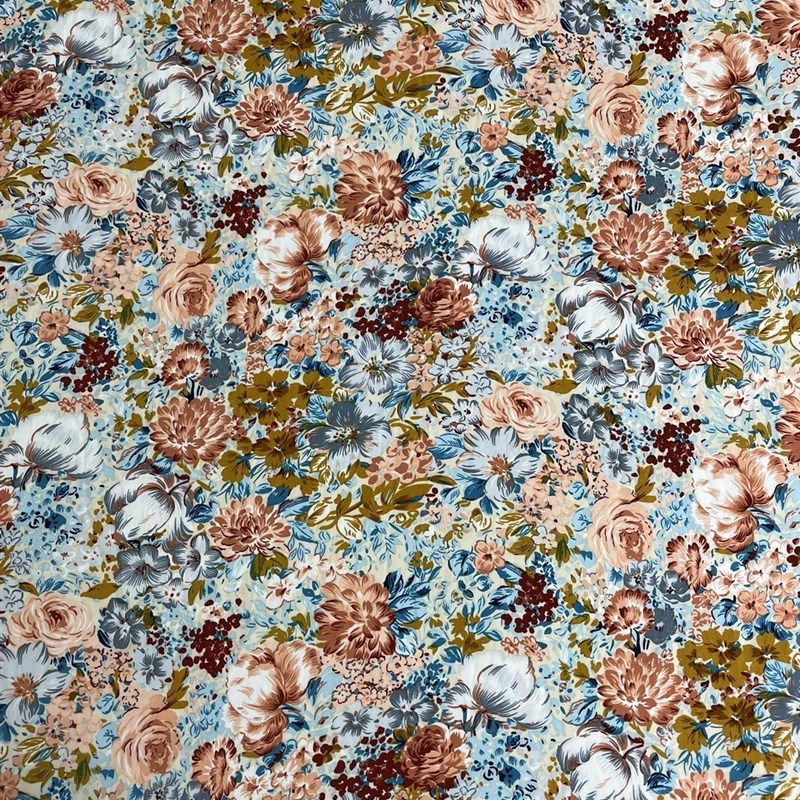 E617夏季粉色印花韩国丝雪纺布头 柔软垂坠透气连衣裙旗袍diy面料,纺织面料/辅料/配套,面料/布类,淘宝优惠券,粉丝福利购,淘宝优惠卷