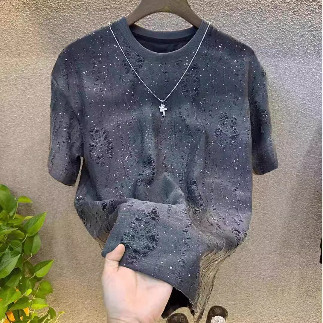 夏季新款男士高端满天星