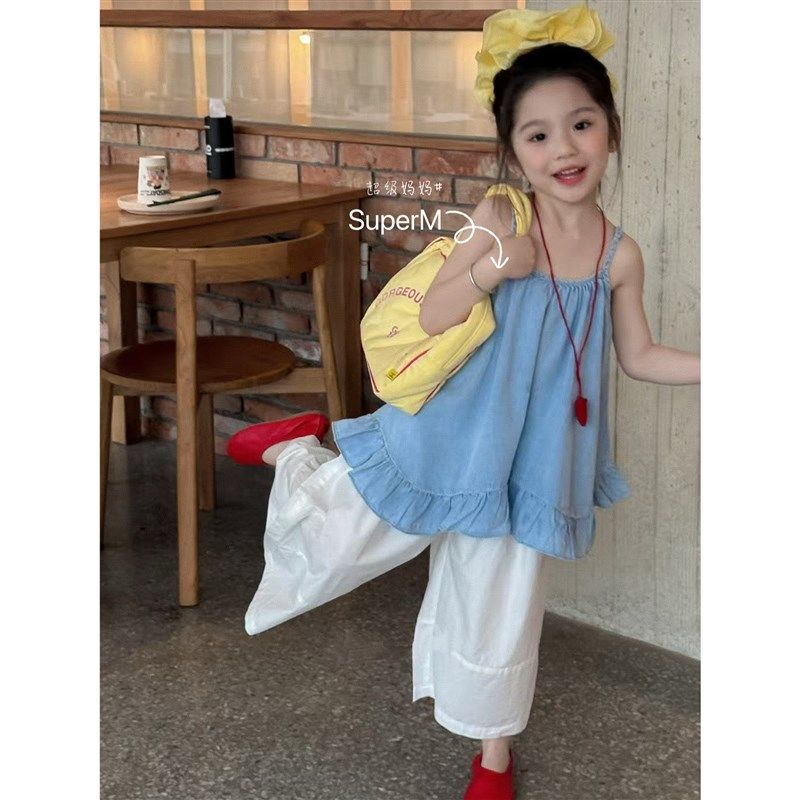 女童夏季新款韩版气质吊带连衣裙宝宝纯棉宽松公主裙子气质晚宴裙,童装/婴儿装/亲子装,连衣裙,淘宝优惠券,粉丝福利购,淘宝优惠卷