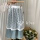 女童网纱半身裙24春装 设计叠穿围裙洋气单层罩裙 个性 新款 儿童韩版