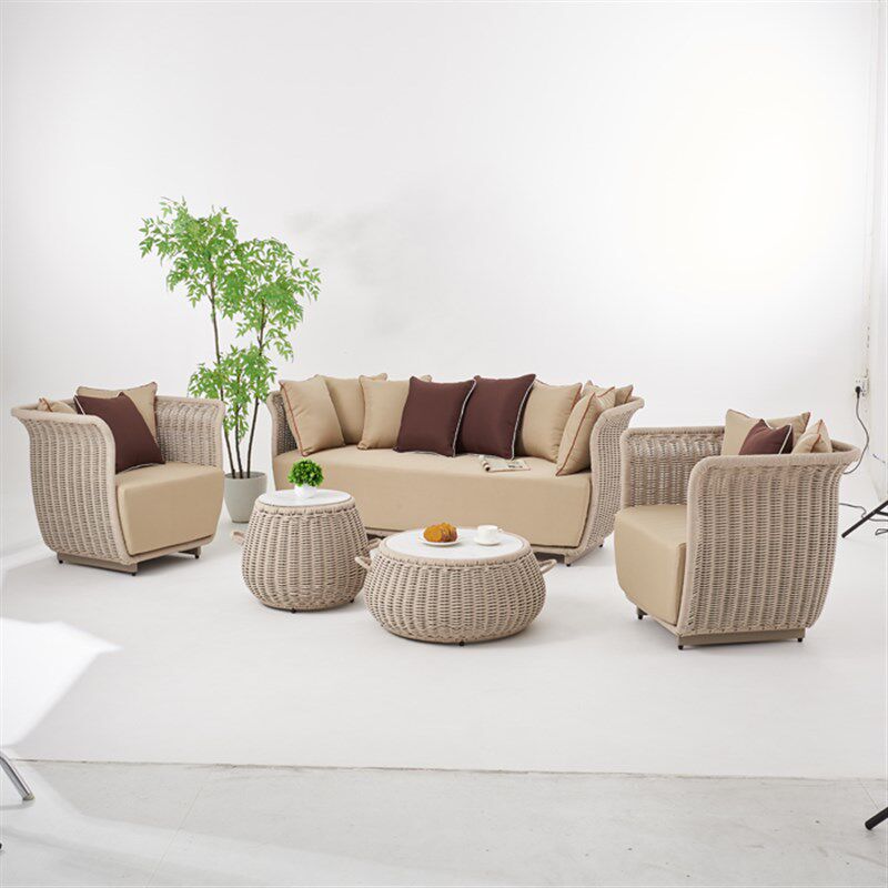 户外沙发别墅庭院花园沙发茶几组合阳台沙发室外桌椅露台椅子餐桌