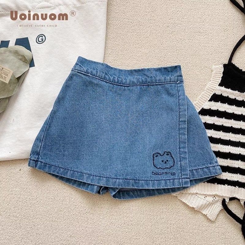 女童牛仔裙裤2024新款春夏季韩版儿童包臀裙短裤可爱休闲宝宝洋气,童装/婴儿装/亲子装,裤子,淘宝优惠券,粉丝福利购,淘宝优惠卷
