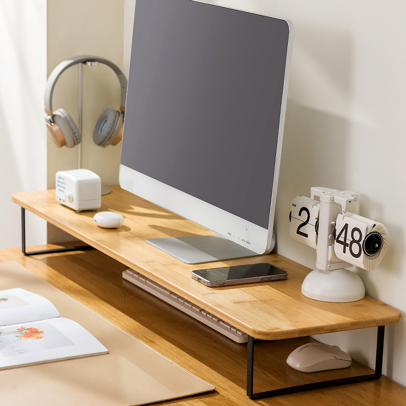 电脑增高架桌面显示器擡高支架笔记本底座办公室显示屏置物架