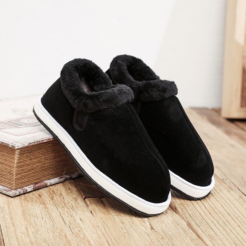 湖南老式手工棉鞋女冬季保暖居家老棉鞋加绒加厚中老年千层底布鞋