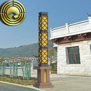 玉兰灯中华灯8-15米组合景观灯led户外照明灯带中式仿古路灯厂家