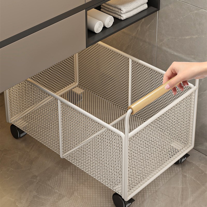 柜下浴室落地置物架卫生间转角收纳架洗手间洗漱台U下可移动收纳