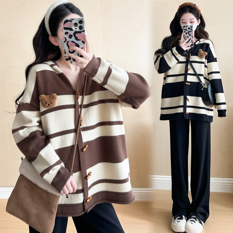 孕妇时尚套装秋装新款洋气孕妇装宽松大码针织上衣休闲裤两件套女,孕妇装/孕产妇用品/营养,套装,淘宝优惠券,粉丝福利购,淘宝优惠卷