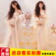 辣妈摄影拍照女神孕妇装 影楼孕妈咪法式 写真服装 大肚照婚纱礼服