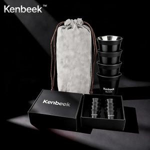 轻奢便携意式不锈钢咖啡杯礼盒精致小杯套装伴手礼乔迁生日礼物