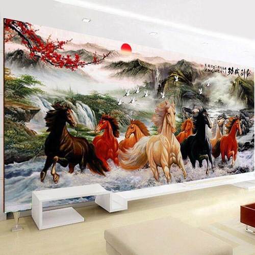 钻石画马到成功