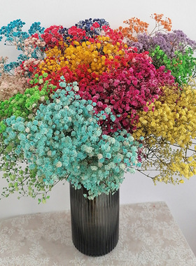 永生花满天星花束家居婚庆插花装饰摆件拍摄道具diy礼物制作