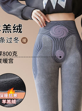 羊羔绒鲨鱼裤女士外穿秋