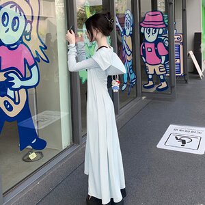 长版全身收腰冰丝防晒衣女裙夏季轻薄2025新款修身抗UV防晒服