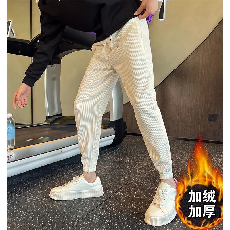 卫裤男秋冬季运动裤束脚2