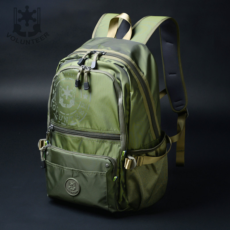 轻便帆布夏季背包牛津布男士大容量旅行双肩包时尚百搭学生书包女