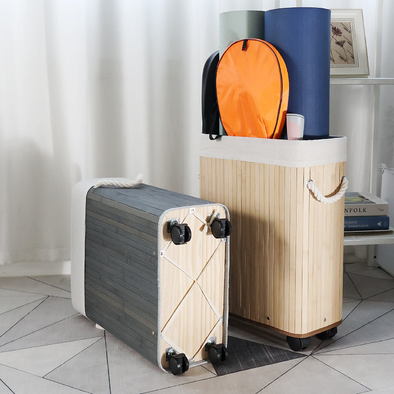 瑜伽垫收纳篮健身运动器材收纳筐家用民宿门后夹缝置物架带轮推车,收纳整理,运动器材收纳用具,淘宝优惠券,粉丝福利购,淘宝优惠卷