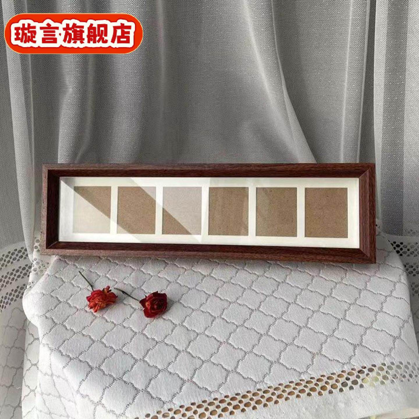 胡桃色六行人民币相框纪念币展示送朋友摆件制作增运多金画框,珠宝/钻石/翡翠,黄金镶珍珠挂件/摆件,淘宝优惠券,粉丝福利购,淘宝优惠卷