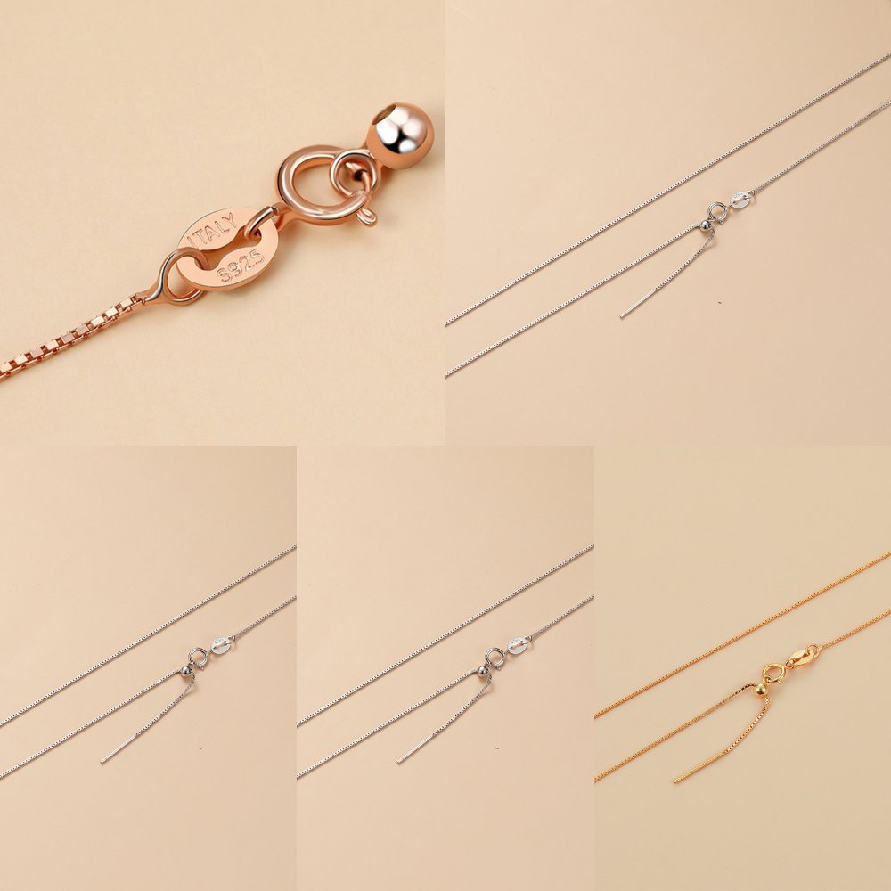 合金盒子链针式万能链项链项链