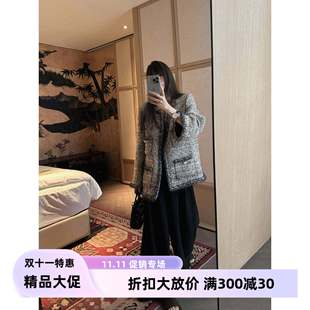 香钱飞线美9米用料手工编粗花DUA呢小风法式 名媛轻奢千金西织外