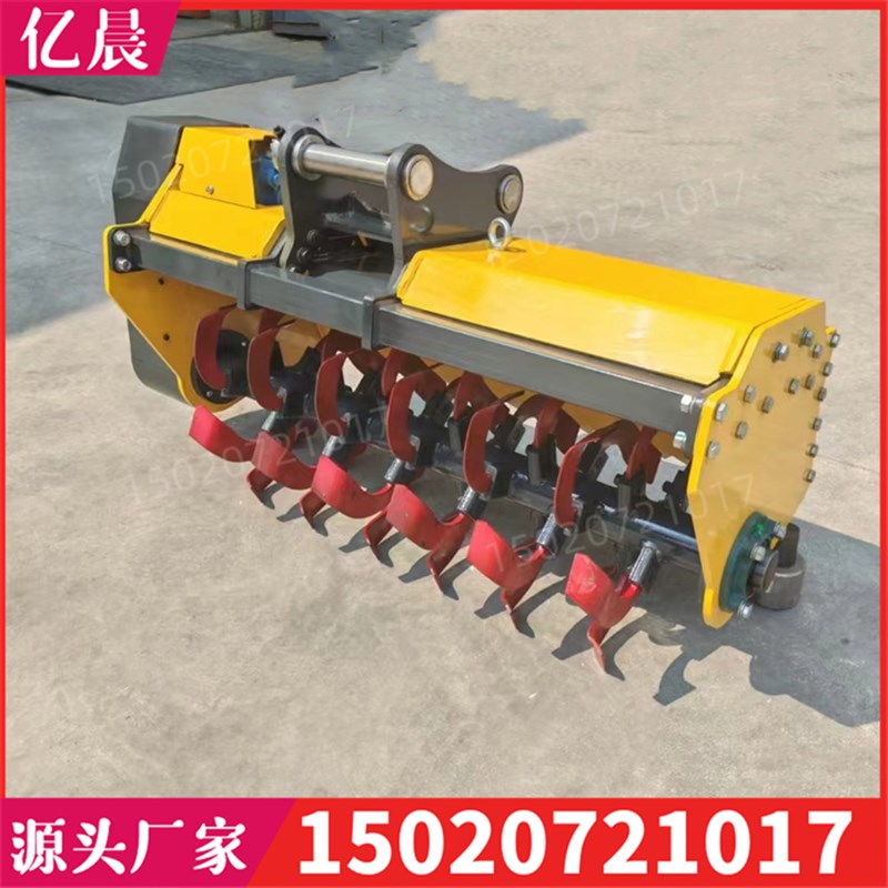 挖机配装农用耕地翻土松土打v土旋耕机翻耕犁耙地机打田松土旋耕